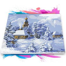Набор для написания картины ЗИМА (50*40см)